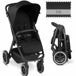 Buggy & Sportwagen Avus Air mit Lufträdern - Einhand-Faltung und höhenverstellbarem Schieber (bis 25 kg belastbar) - Ink - Kollektion 2024