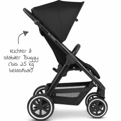 Buggy & Sportwagen Avus Air mit Lufträdern - Einhand-Faltung und höhenverstellbarem Schieber (bis 25 kg belastbar) - Ink - Kollektion 2024