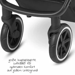 Buggy & Sportwagen Avus Air mit Lufträdern - Einhand-Faltung und höhenverstellbarem Schieber (bis 25 kg belastbar) - Olive - Kollektion 2024