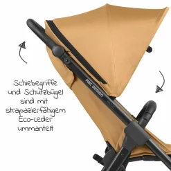 Buggy & Sportwagen Avus mit Einhand-Faltung und höhenverstellbarem Schieber (bis 25 kg belastbar) - Honey - Kollektion 2024