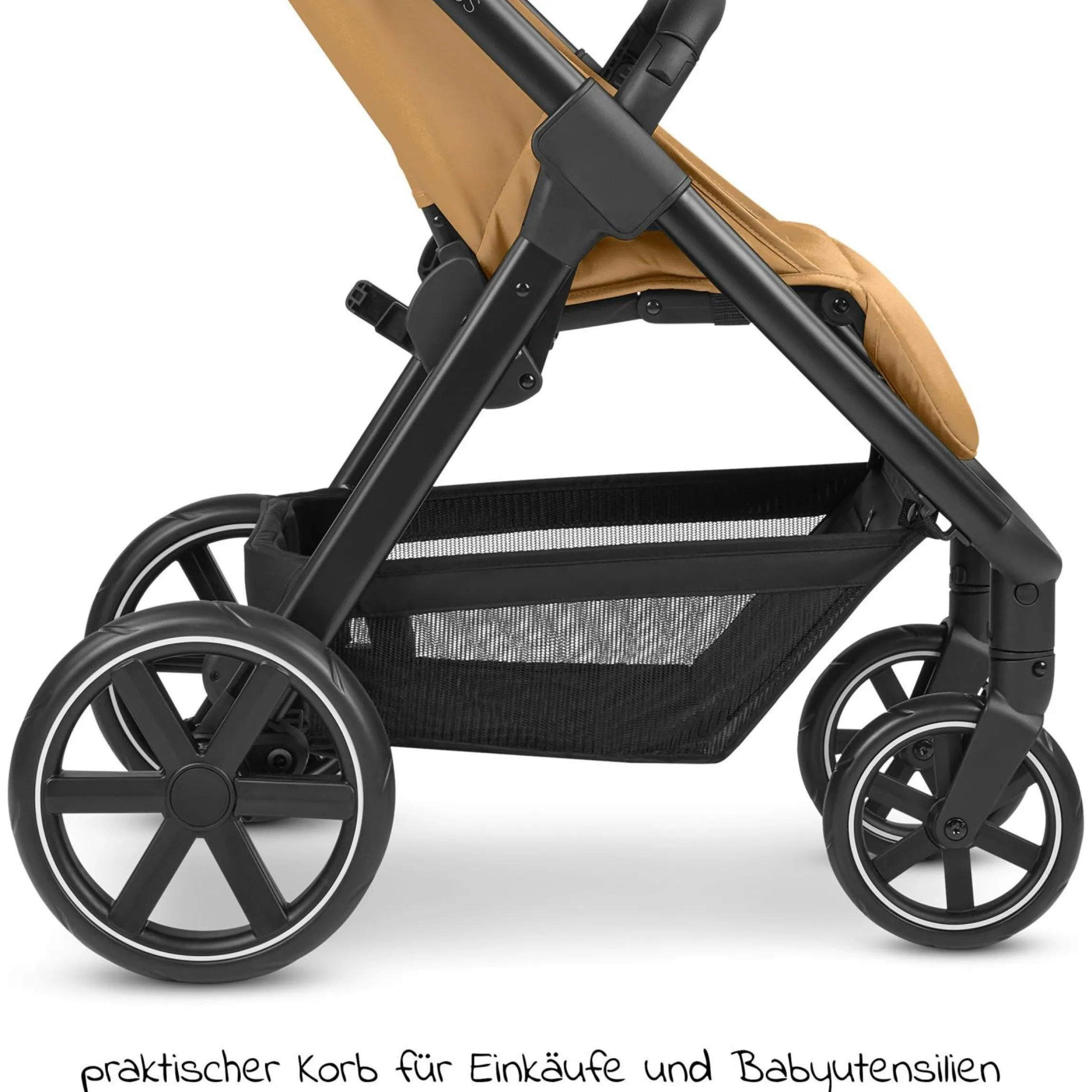 Buggy & Sportwagen Avus mit Einhand-Faltung und höhenverstellbarem Schieber (bis 25 kg belastbar) - Honey - Kollektion 2024
