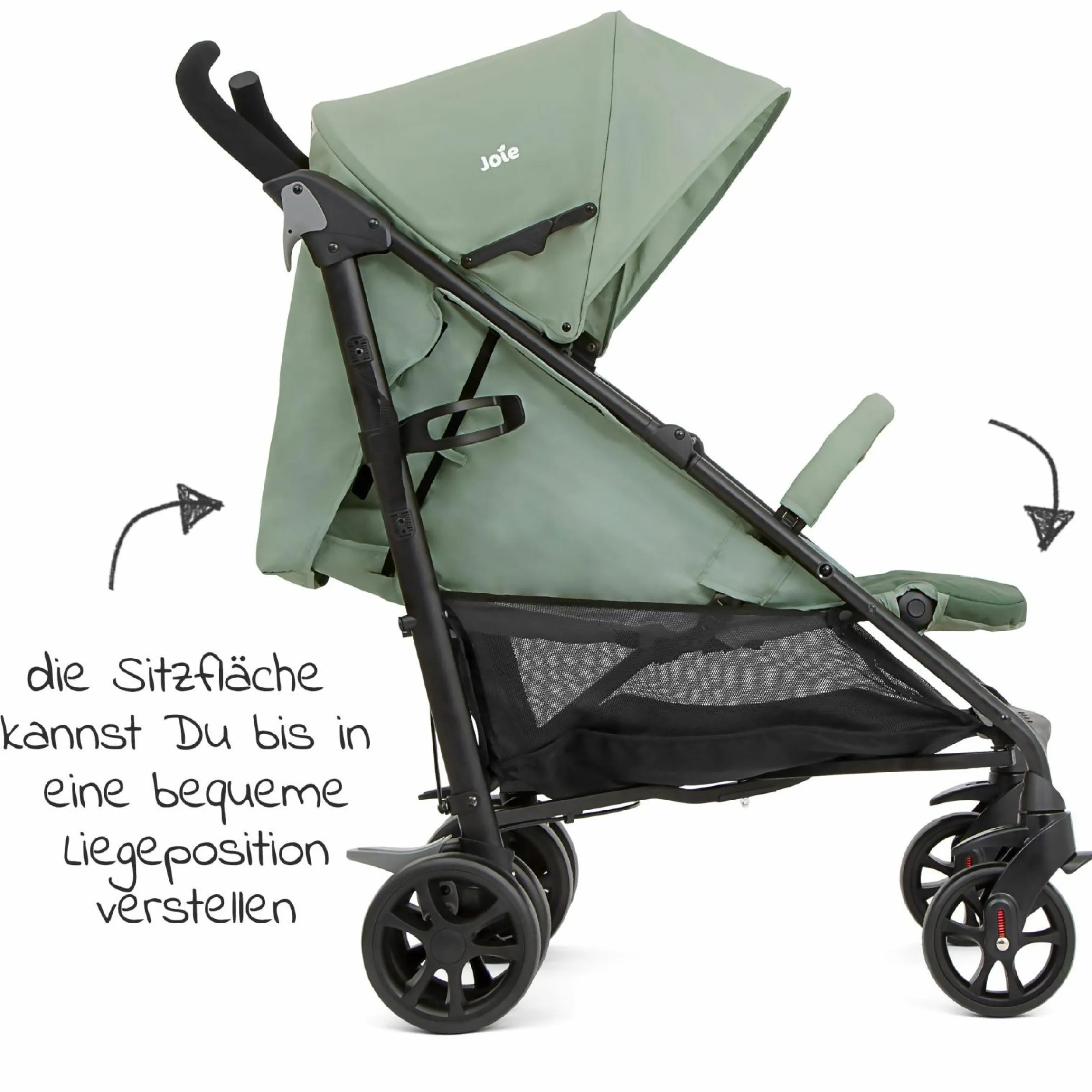 Buggy & Sportwagen Brisk LX bis 22 kg belastbar mit Liegefunktion & Einhand-Faltung - Laurel - Kollektion 2025