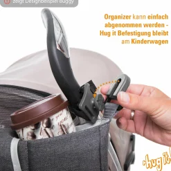 Buggy & Sportwagen Brisk LX bis 22 kg belastbar mit Liegefunktion,Einhand-Faltung inkl. Organizer Hug it!, Insektenschutz & Regenschutz - Laurel - Kollektion 2025