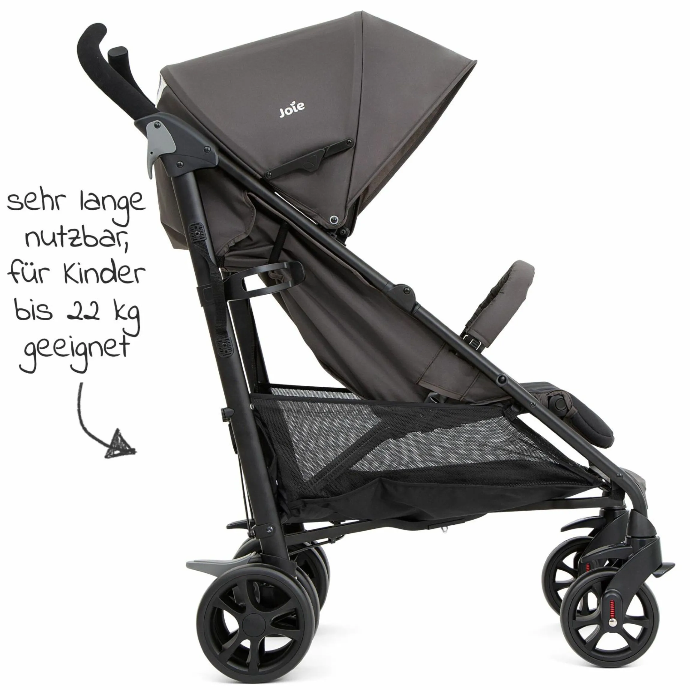 Buggy & Sportwagen Brisk LX bis 22 kg belastbar mit Liegefunktion & Einhand-Faltung - Ember - Kollektion 2025
