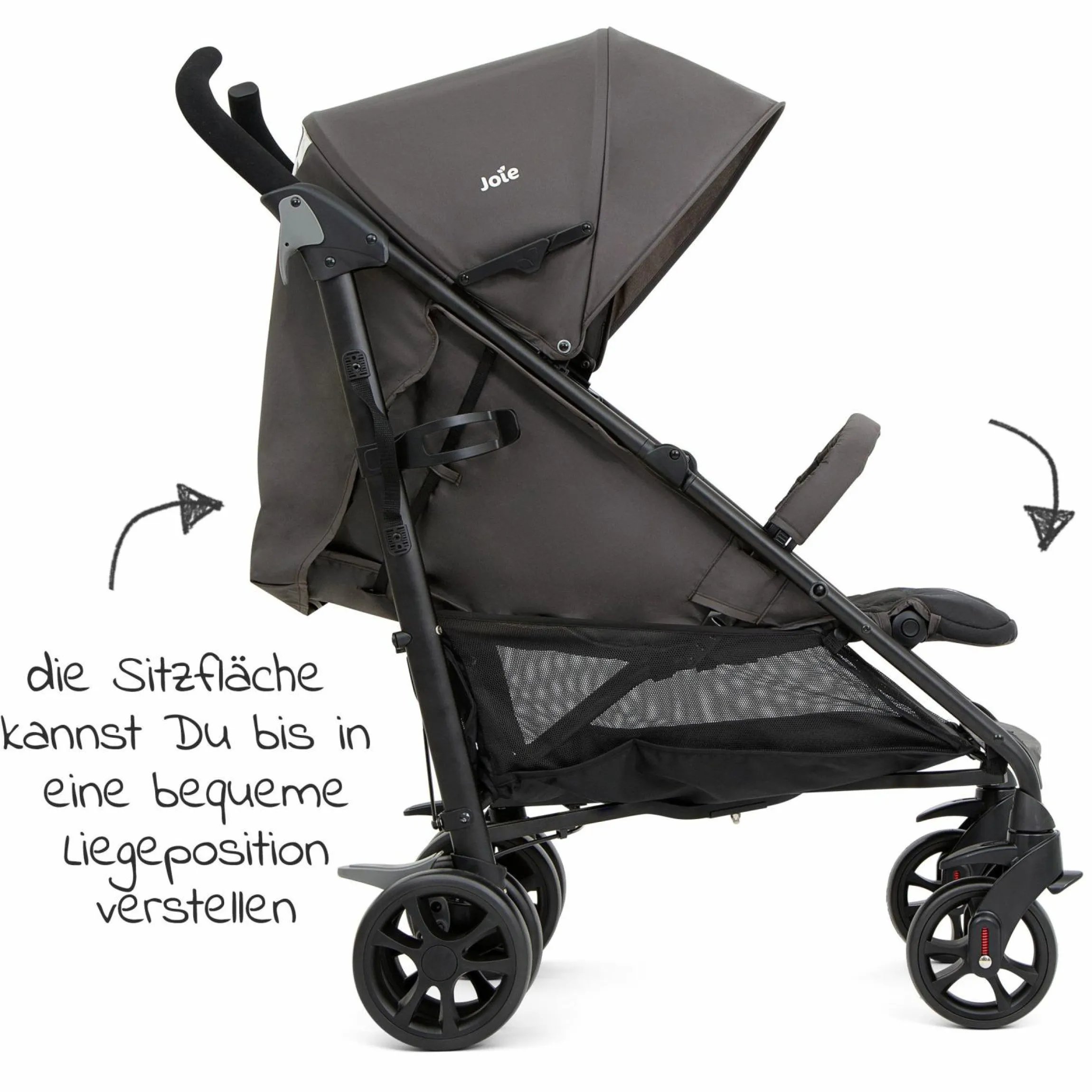 Buggy & Sportwagen Brisk LX bis 22 kg belastbar mit Liegefunktion & Einhand-Faltung - Ember - Kollektion 2025