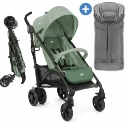 Buggy & Sportwagen Brisk LX bis 22 kg belastbar mit Liegefunktion, Einhand-Faltung inkl. Fußsack 3M - Laurel - Kollektion 2025