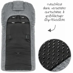 Buggy & Sportwagen Brisk LX bis 22 kg belastbar mit Liegefunktion, Einhand-Faltung inkl. Fußsack 3M - Laurel - Kollektion 2025