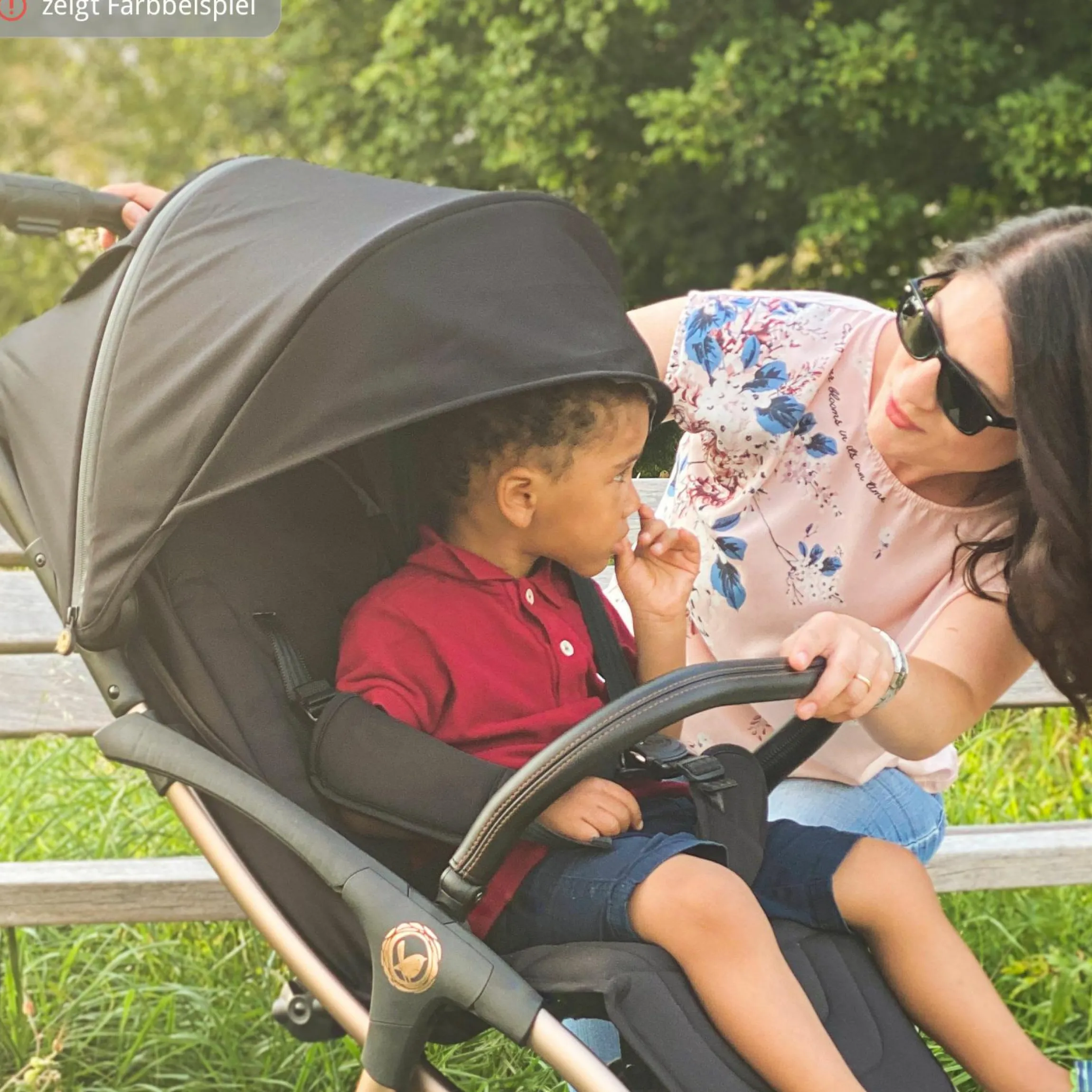 Buggy & Sportwagen City Ranger mit Auto-Folding Mechanismus bis 22 kg belastbar & Regen- & Insektenschutz - Dolphin Grey - Kollektion 2025
