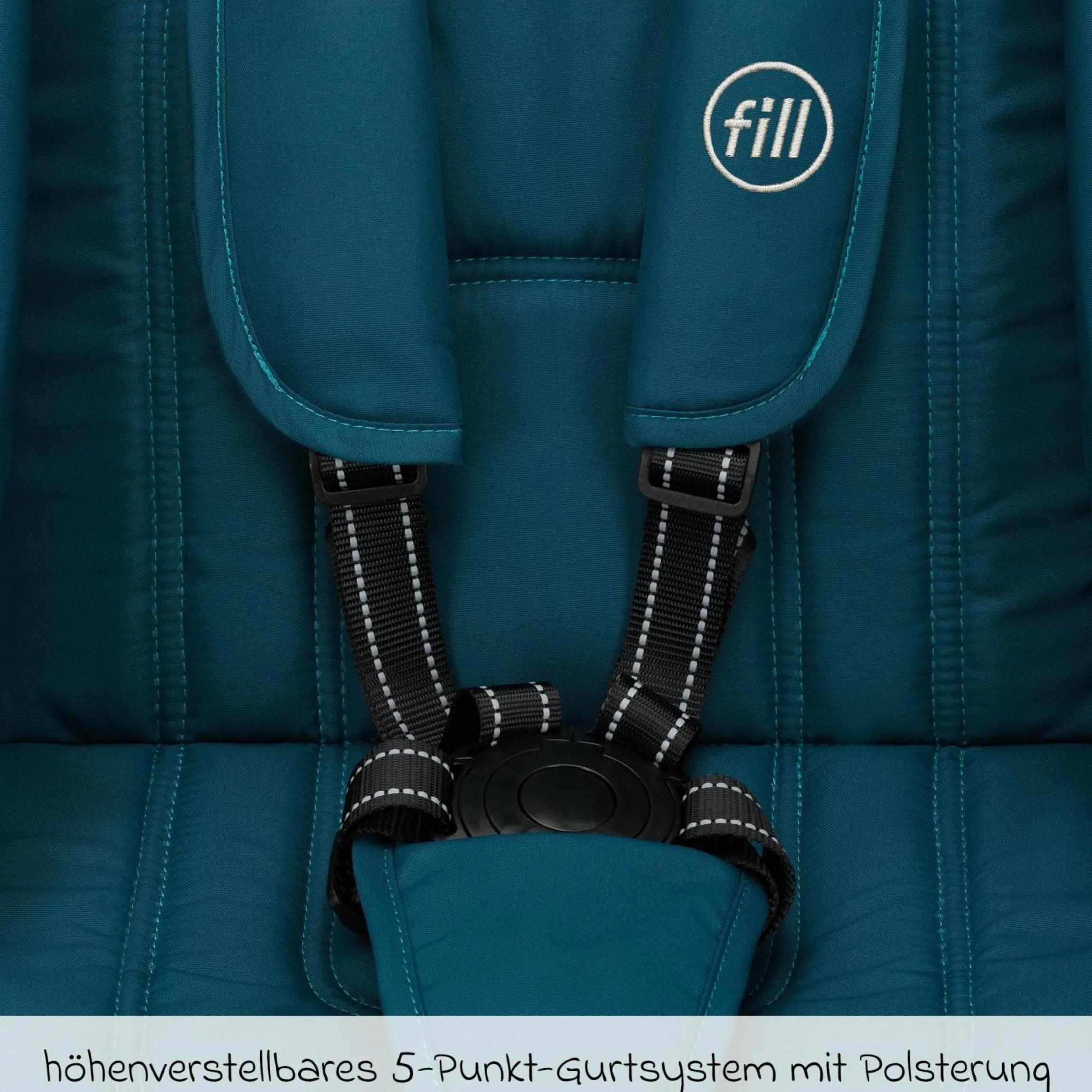 Buggy & Sportwagen Cooper bis 22 kg belastbar mit Liegeposition und Autofold-Mechanismus nur 7,1 kg inkl. Schutzpaket - Türkis Schwarz