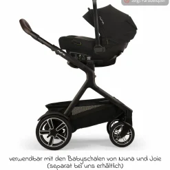 Buggy & Sportwagen DEMI next bis 22 kg mit magnetischem Gurtverschluss, umsetzbarem Allwettersitz, höhenverstellbarem Schieber, integrierter Sichtschutz inkl. Adapter & Regenschutz - Pine - Kollektion 2025