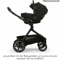 Buggy & Sportwagen DEMI next bis 22 kg mit magnetischem Gurtverschluss, umsetzbarem Allwettersitz, höhenverstellbarem Schieber, integrierter Sichtschutz inkl. Adapter & Regenschutz - Biscotti - Kollektion 2025