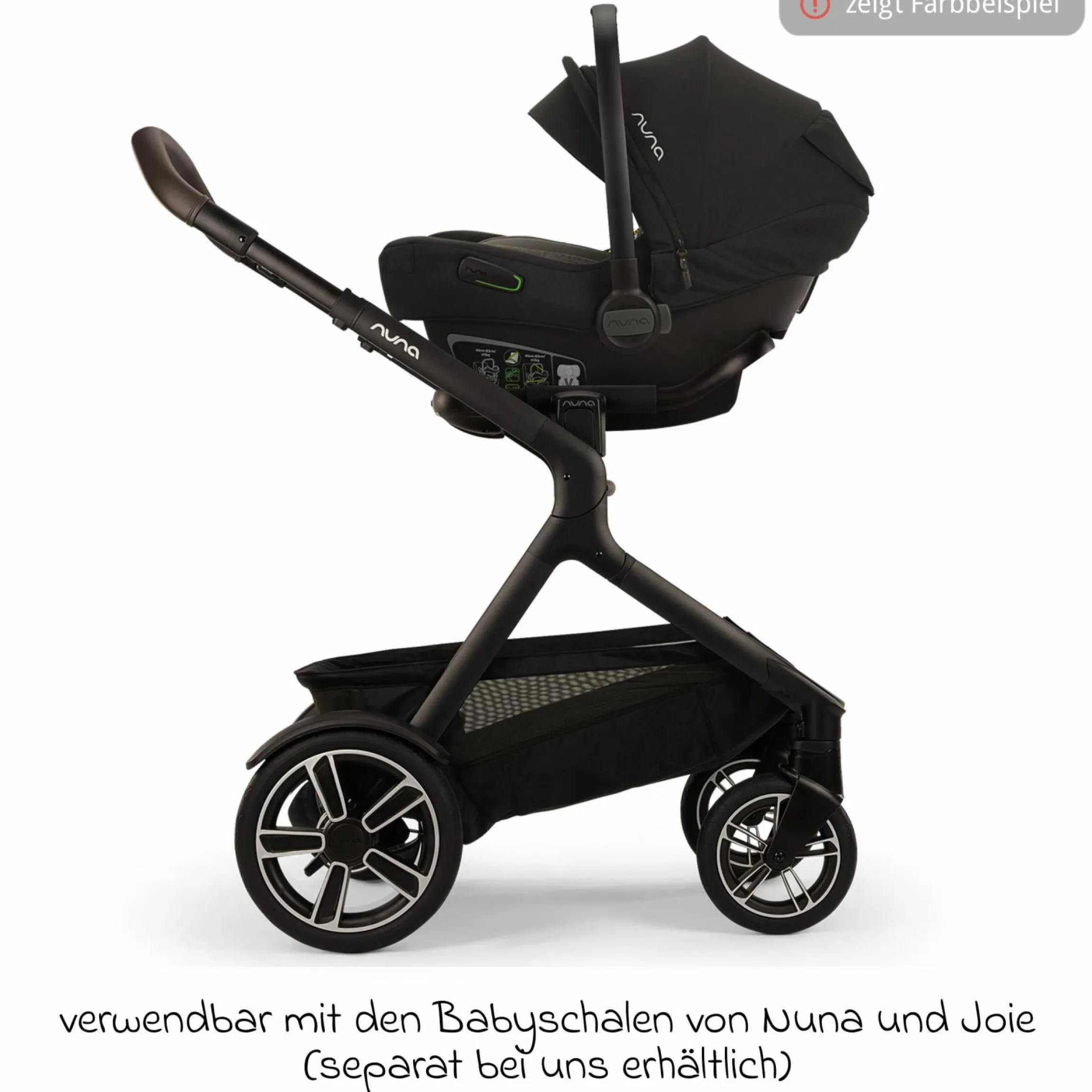 Buggy & Sportwagen DEMI next bis 22 kg mit magnetischem Gurtverschluss, umsetzbarem Allwettersitz, höhenverstellbarem Schieber, integrierter Sichtschutz inkl. Adapter & Regenschutz - Biscotti - Kollektion 2025