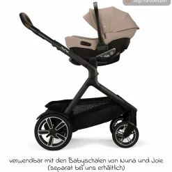 Buggy & Sportwagen DEMI next bis 22 kg mit magnetischem Gurtverschluss, umsetzbarem Allwettersitz, höhenverstellbarem Schieber, integrierter Sichtschutz inkl. Adapter & Regenschutz - Cedar - Kollektion 2025
