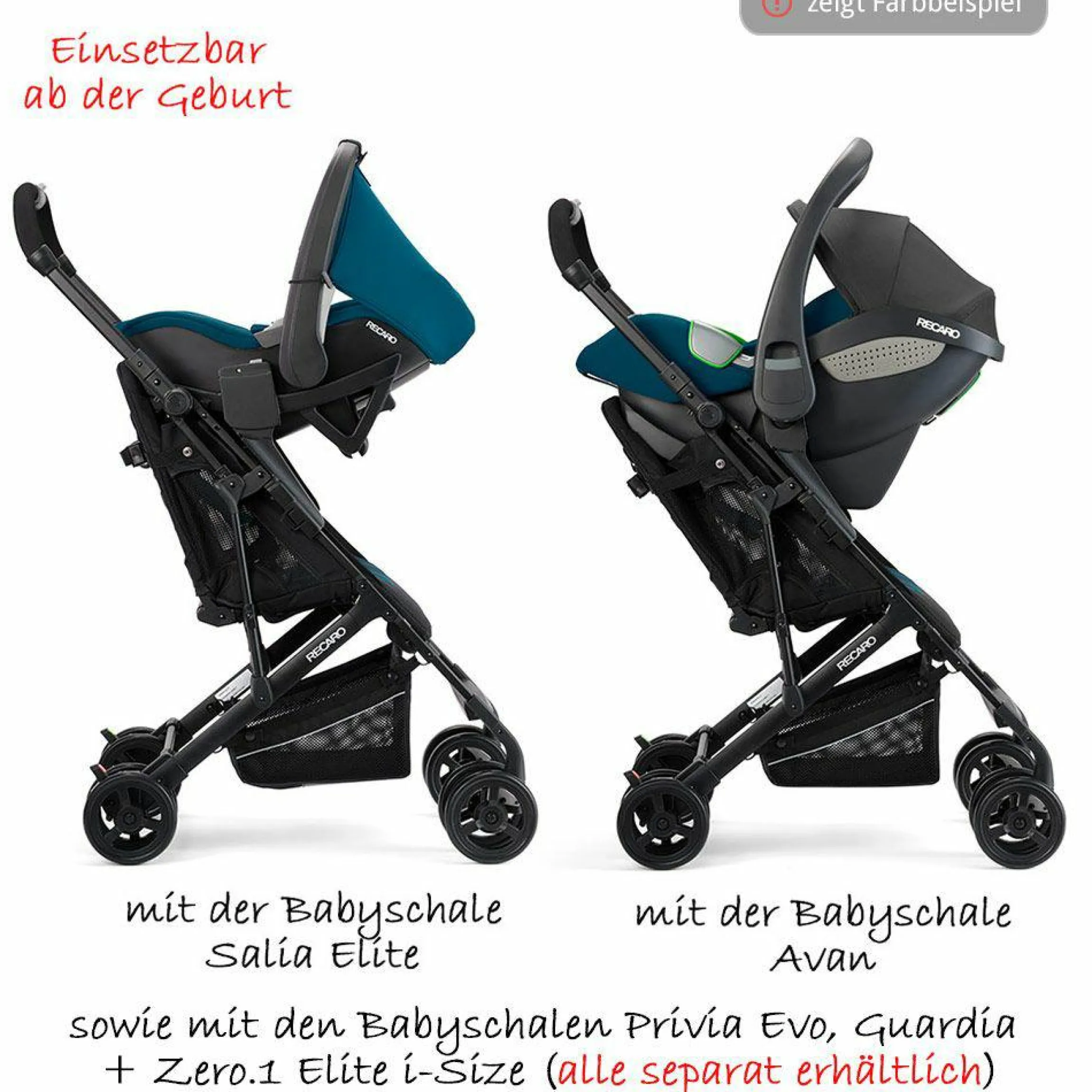 Buggy & Sportwagen Easylife Elite 2 (bis 15 kg belastbar) - Select - Night Black