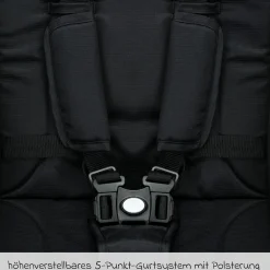 Buggy & Sportwagen Fill Rover bis 22 kg belastbar mit Liegeposition, Trollyfunktion nur 6,8 kg inkl. Schutzpaket - Schwarz