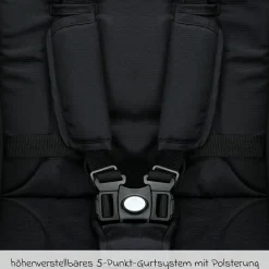 Buggy & Sportwagen Fill Rover bis 22 kg belastbar mit Liegeposition, Trollyfunktion nur 6,8 kg - Schwarz