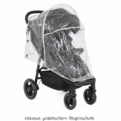Buggy & Sportwagen Litetrax bis 22 kg belastbar mit Schieber-Ablagefach & Regenschutz - Shale - Kollektion 2025