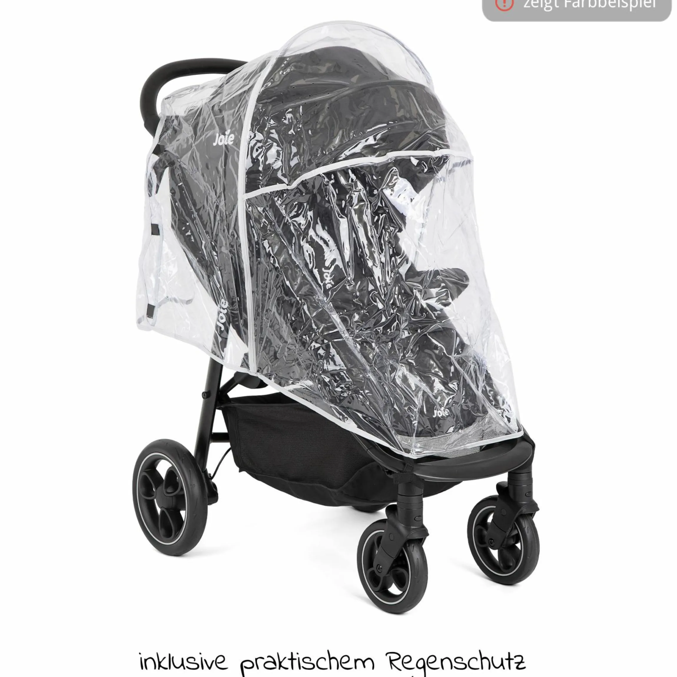 Buggy & Sportwagen Litetrax bis 22 kg belastbar mit Schieber-Ablagefach & Regenschutz - Pebble - Kollektion 2025