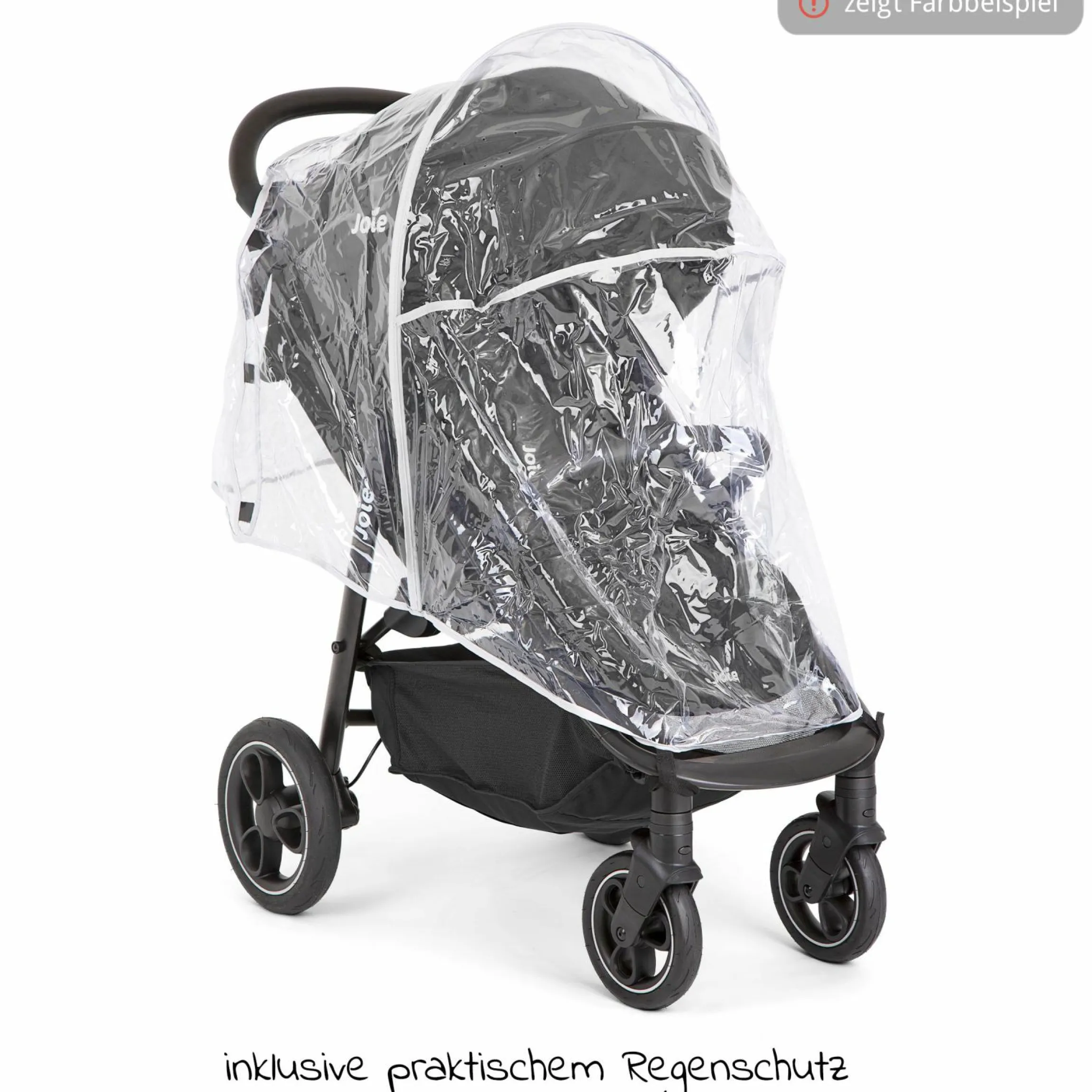 Buggy & Sportwagen Litetrax Pro bis 22 kg belastbar mit Schieber-Ablagefach & Regenschutz - Pebble - Kollektion 2025