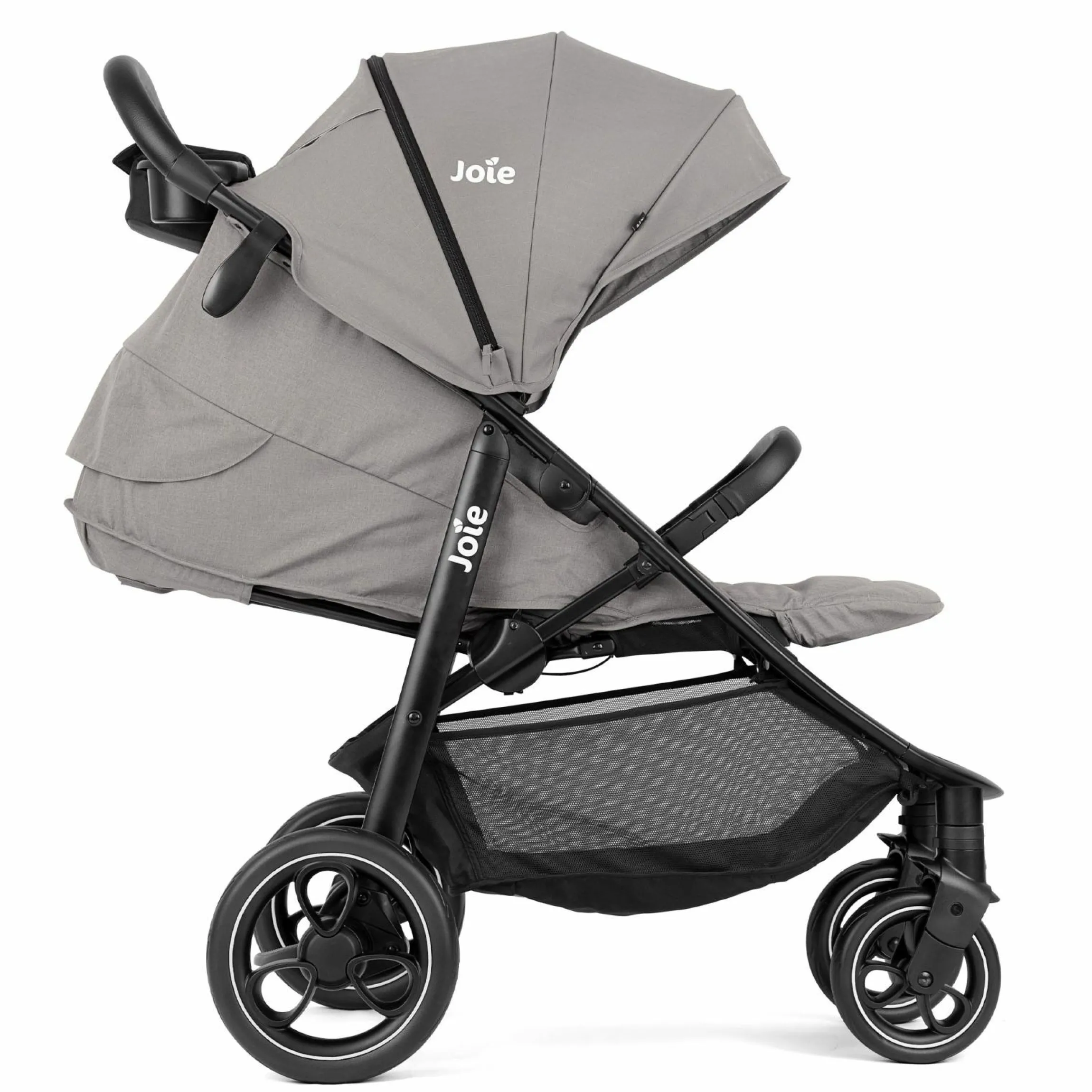 Buggy & Sportwagen Litetrax Pro bis 22 kg belastbar mit Schieber-Ablagefach & Regenschutz - Pebble - Kollektion 2025