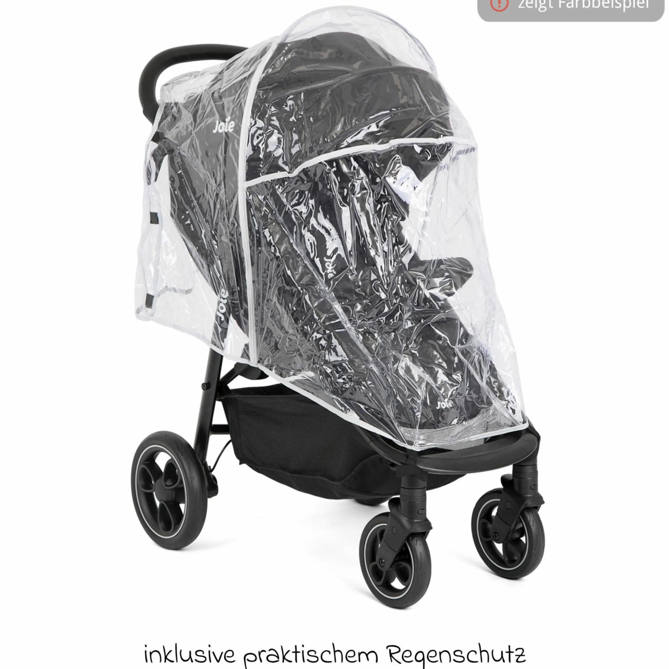 Buggy & Sportwagen Litetrax inkl. Fußsack - bis 22 kg belastbar mit Schieber-Ablagefach & Regenschutz - Pebble - Kollektion 2025