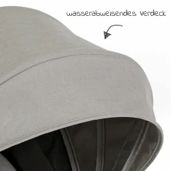 Buggy & Sportwagen Litetrax Pro bis 22 kg belastbar mit Schieber-Ablagefach inkl. Insektenschutz & Regenschutz - Pebble - Kollektion 2025
