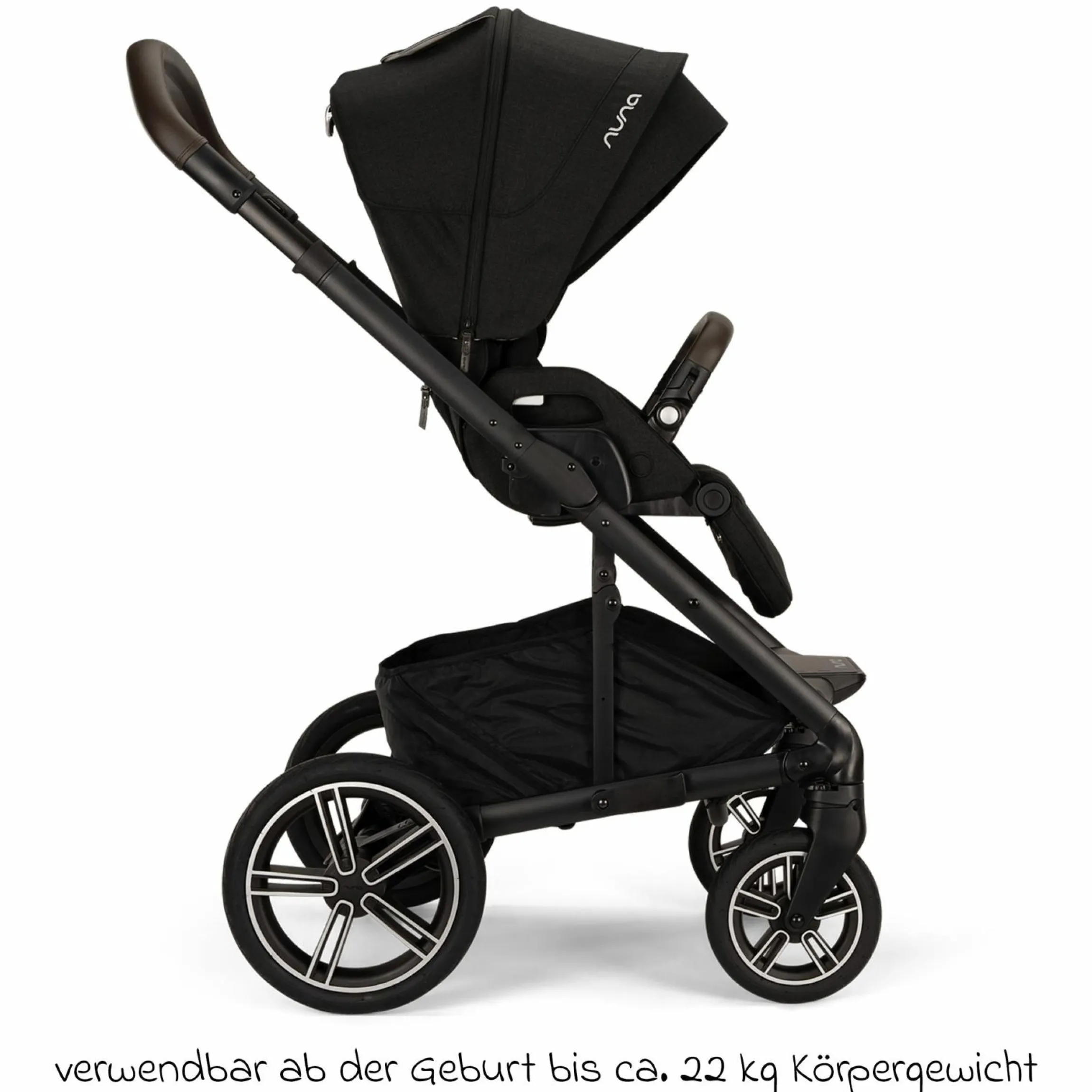 Buggy & Sportwagen MIXX next bis 22 kg mit magnetischem Gurtverschluss, umsetzbarem Allwettersitz, höhenverstellbarem Schieber, integrierter Sichtschutz inkl. Adapter, Kniedecke & Regenschutz - Caviar - Kollektion 2025