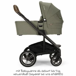 Buggy & Sportwagen MIXX next bis 22 kg mit magnetischem Gurtverschluss, umsetzbarem Allwettersitz, höhenverstellbarem Schieber, integrierter Sichtschutz inkl. Adapter, Kniedecke & Regenschutz - Pine - Kollektion 2025