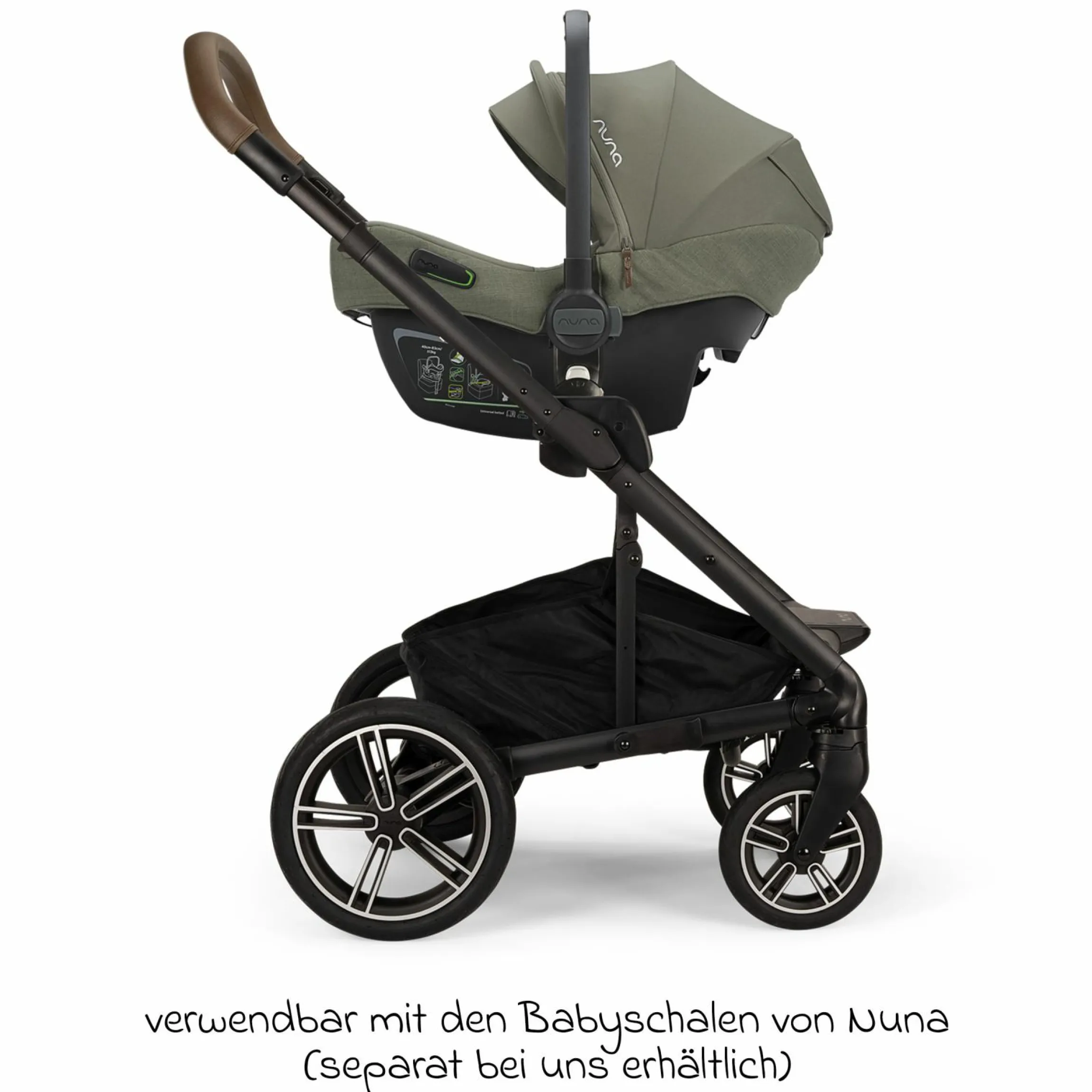 Buggy & Sportwagen MIXX next bis 22 kg mit magnetischem Gurtverschluss, umsetzbarem Allwettersitz, höhenverstellbarem Schieber, integrierter Sichtschutz inkl. Adapter, Kniedecke & Regenschutz - Pine - Kollektion 2025