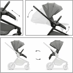 Buggy & Sportwagen Move N Care inkl. Adapter für Babyschale - Dark Grey