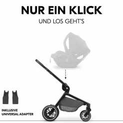 Buggy & Sportwagen Move N Care inkl. Adapter für Babyschale - Mocha