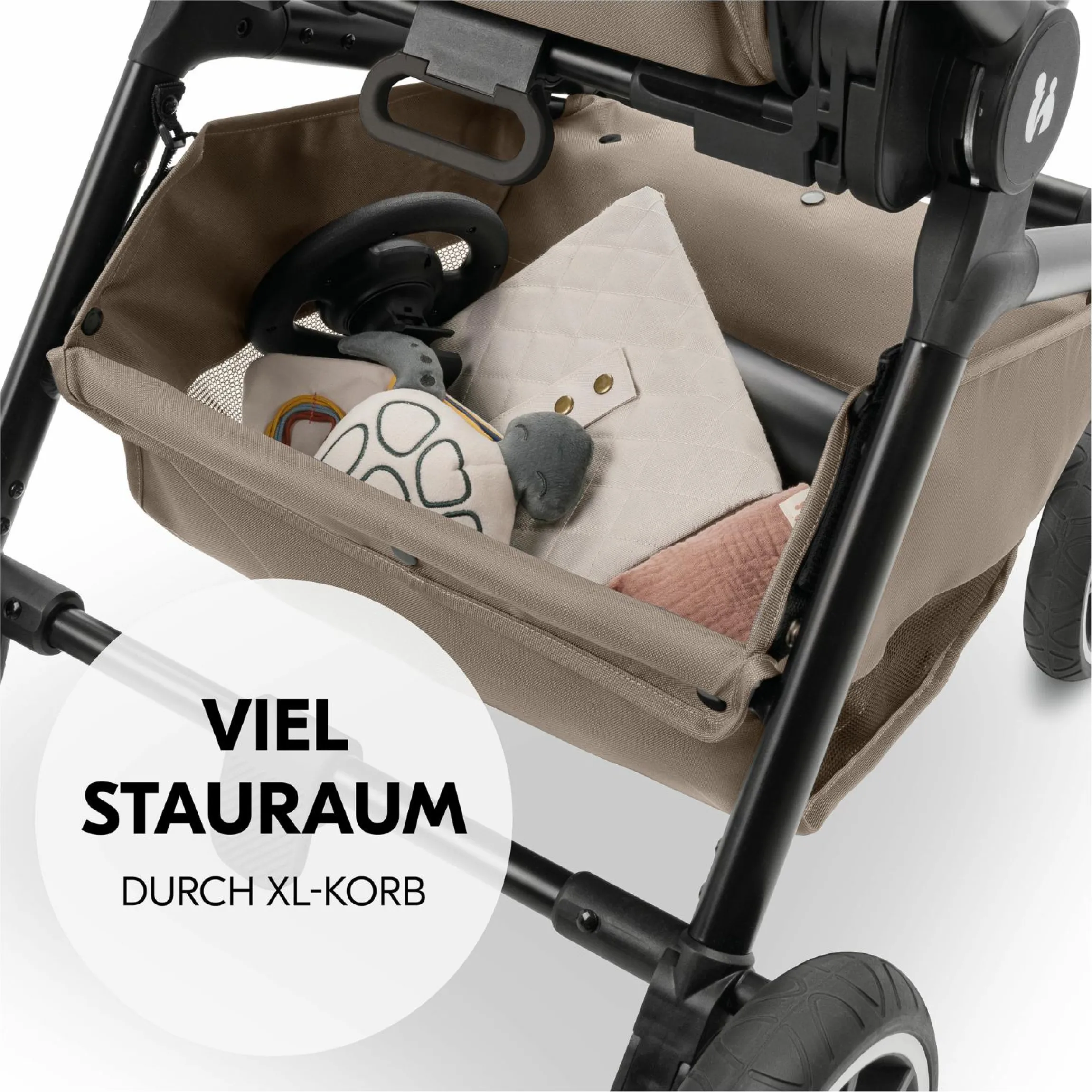 Buggy & Sportwagen Move N Care inkl. Adapter für Babyschale - Mocha