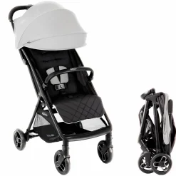Buggy- & Sportwagen Myavo bis 22 kg belastbar nur 5,8 kg leicht mit Liegefunktion & Regenschutz - Steeple Gray
