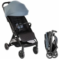 Buggy- & Sportwagen Myavo bis 22 kg belastbar nur 5,8 kg leicht mit Liegefunktion & Regenschutz - Stormy