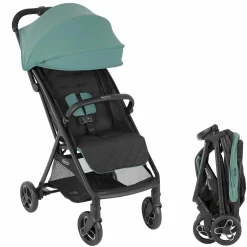 Buggy- & Sportwagen Myavo bis 22 kg belastbar nur 5,8 kg leicht mit Liegefunktion & Regenschutz - Mint