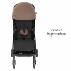 Buggy- & Sportwagen Myavo bis 22 kg belastbar nur 5,8 kg leicht mit Liegefunktion & Regenschutz - Fossil