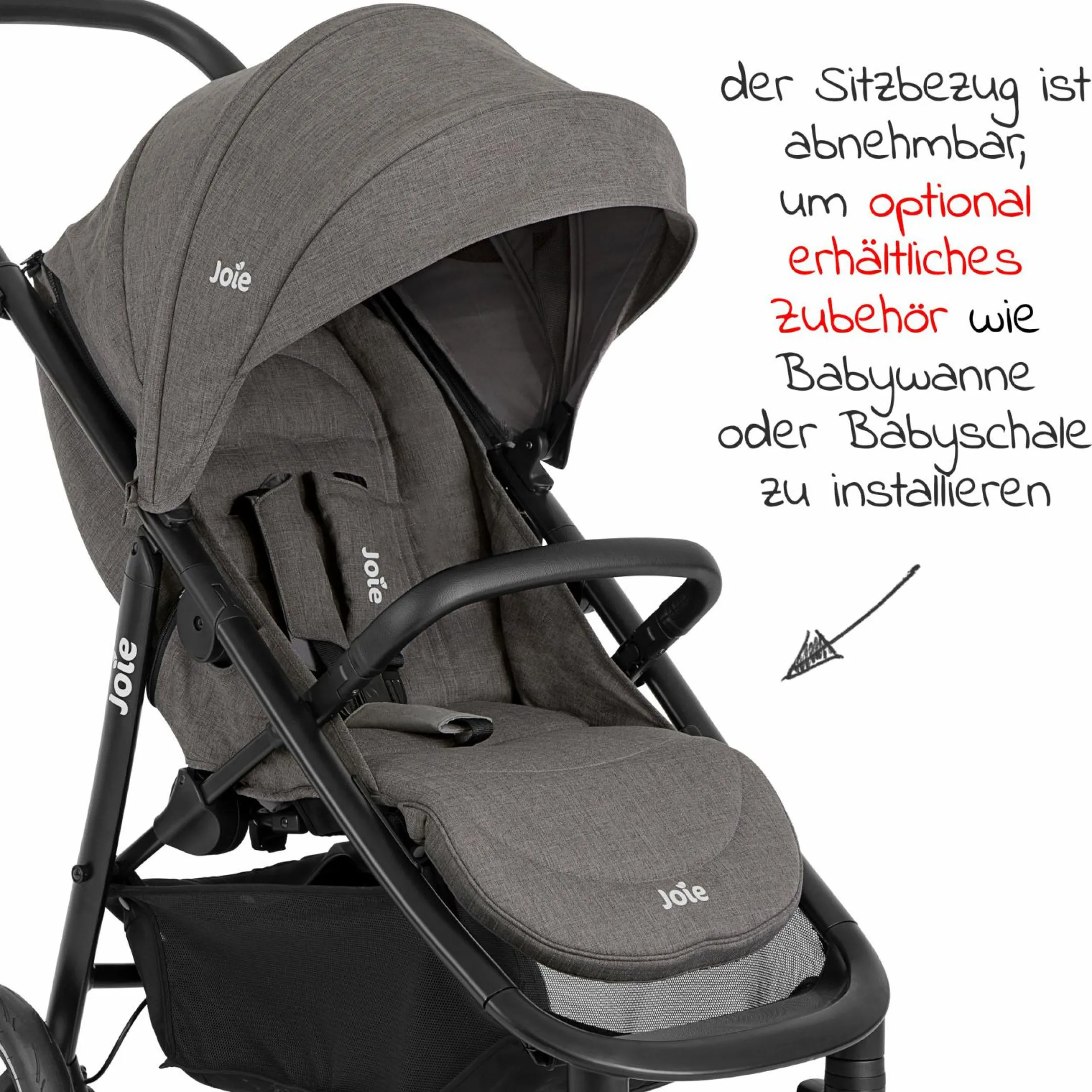 Buggy & Sportwagen Mytrax Pro bis 22 kg belastbar mit Teleskopschieber, Getränkehalter & Regenschutz - Thunder - Kollektion 2025