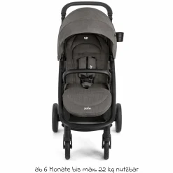 Buggy & Sportwagen Mytrax Pro inkl. Fußsack - bis 22 kg belastbar mit Teleskopschieber, Getränkehalter & Regenschutz - Thunder - Kollektion 2025