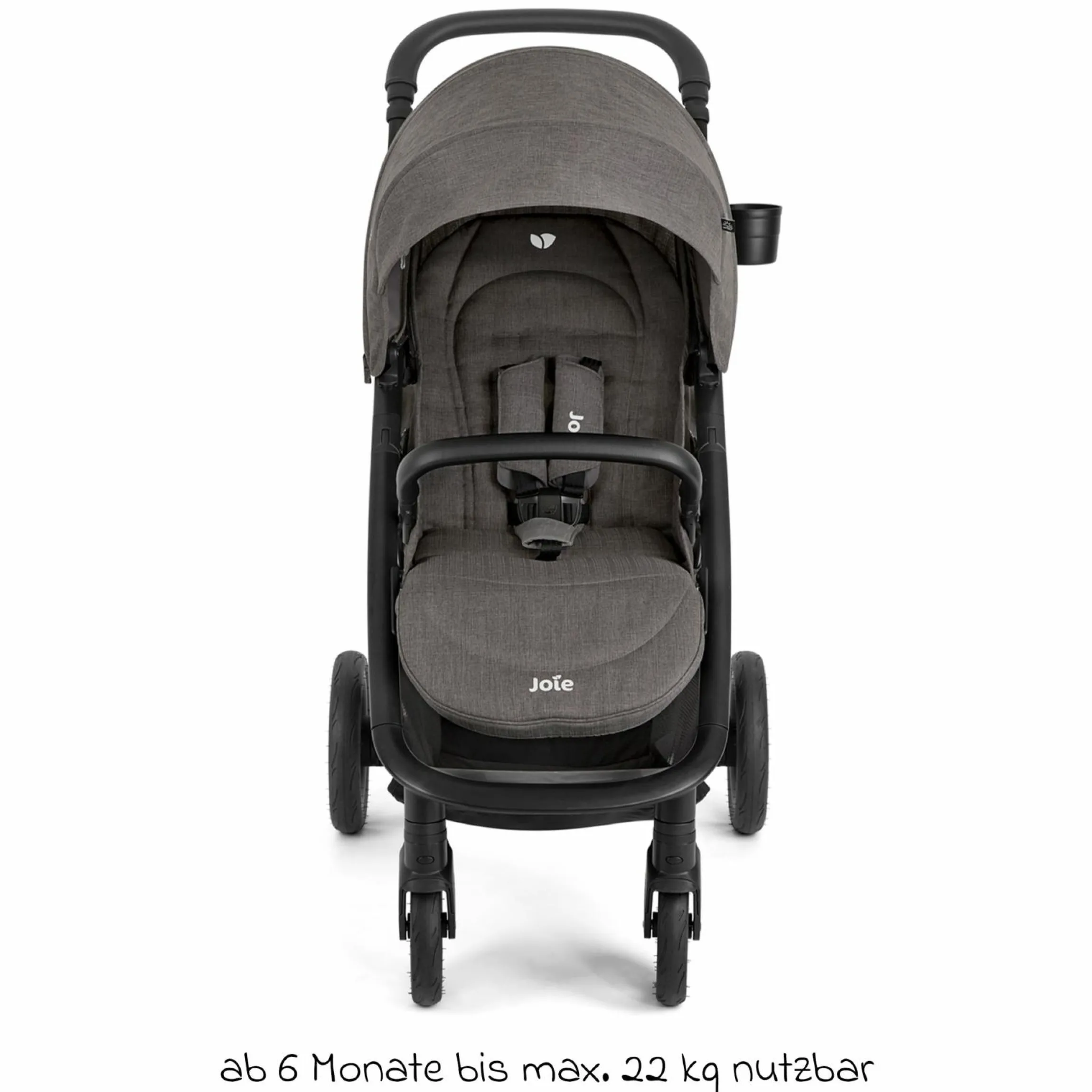 Buggy & Sportwagen Mytrax Pro inkl. Fußsack - bis 22 kg belastbar mit Teleskopschieber, Getränkehalter & Regenschutz - Thunder - Kollektion 2025
