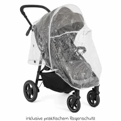 Buggy & Sportwagen Mytrax Pro inkl. Fußsack - bis 22 kg belastbar mit Teleskopschieber, Getränkehalter & Regenschutz - Thunder - Kollektion 2025