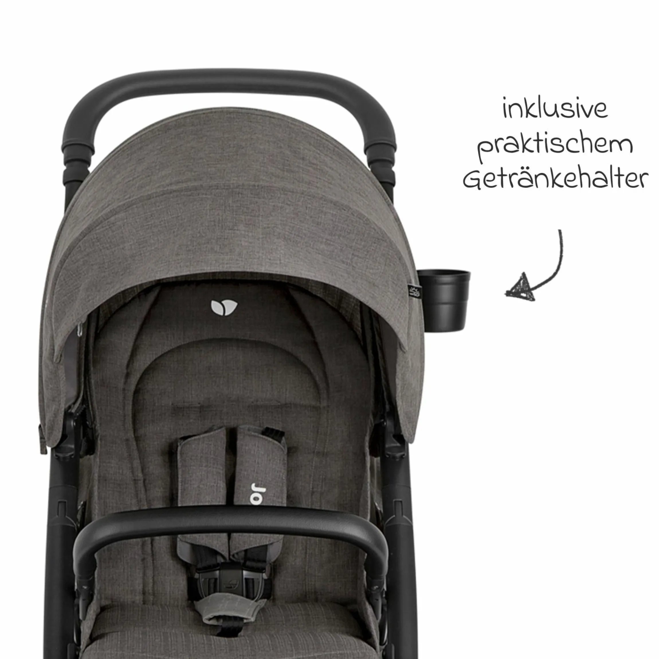 Buggy & Sportwagen Mytrax Pro inkl. Fußsack - bis 22 kg belastbar mit Teleskopschieber, Getränkehalter & Regenschutz - Thunder - Kollektion 2025