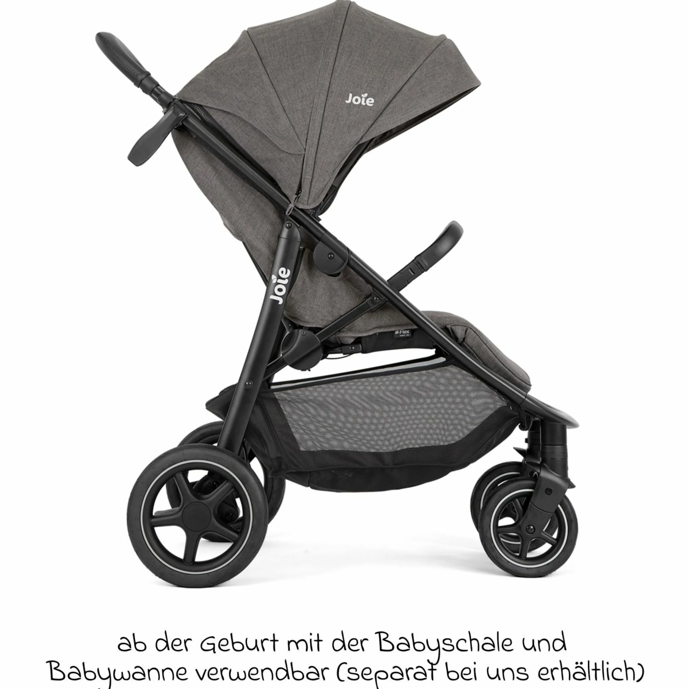 Buggy & Sportwagen Mytrax Pro inkl. Fußsack - bis 22 kg belastbar mit Teleskopschieber, Getränkehalter & Regenschutz - Thunder - Kollektion 2025