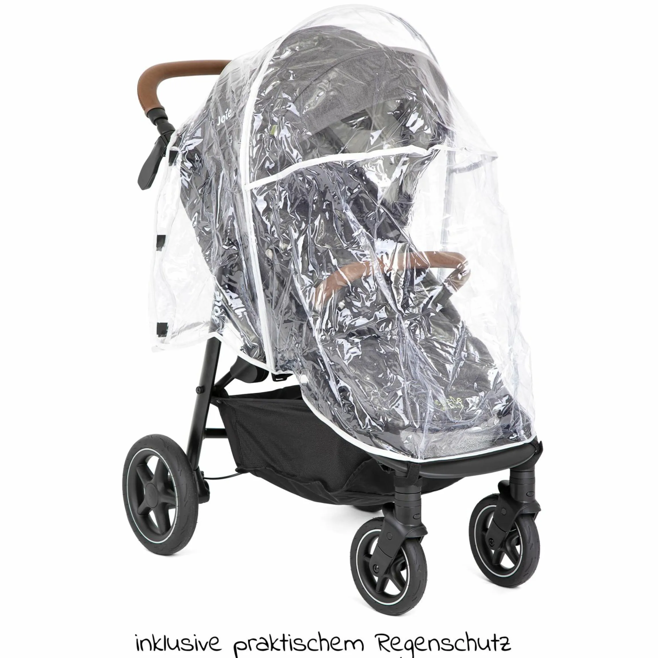 Buggy & Sportwagen Mytrax Pro bis 22 kg belastbar mit Teleskopschieber, Getränkehalter & Regenschutz - Cycle Collection - Shell Gray - Kollektion 2025
