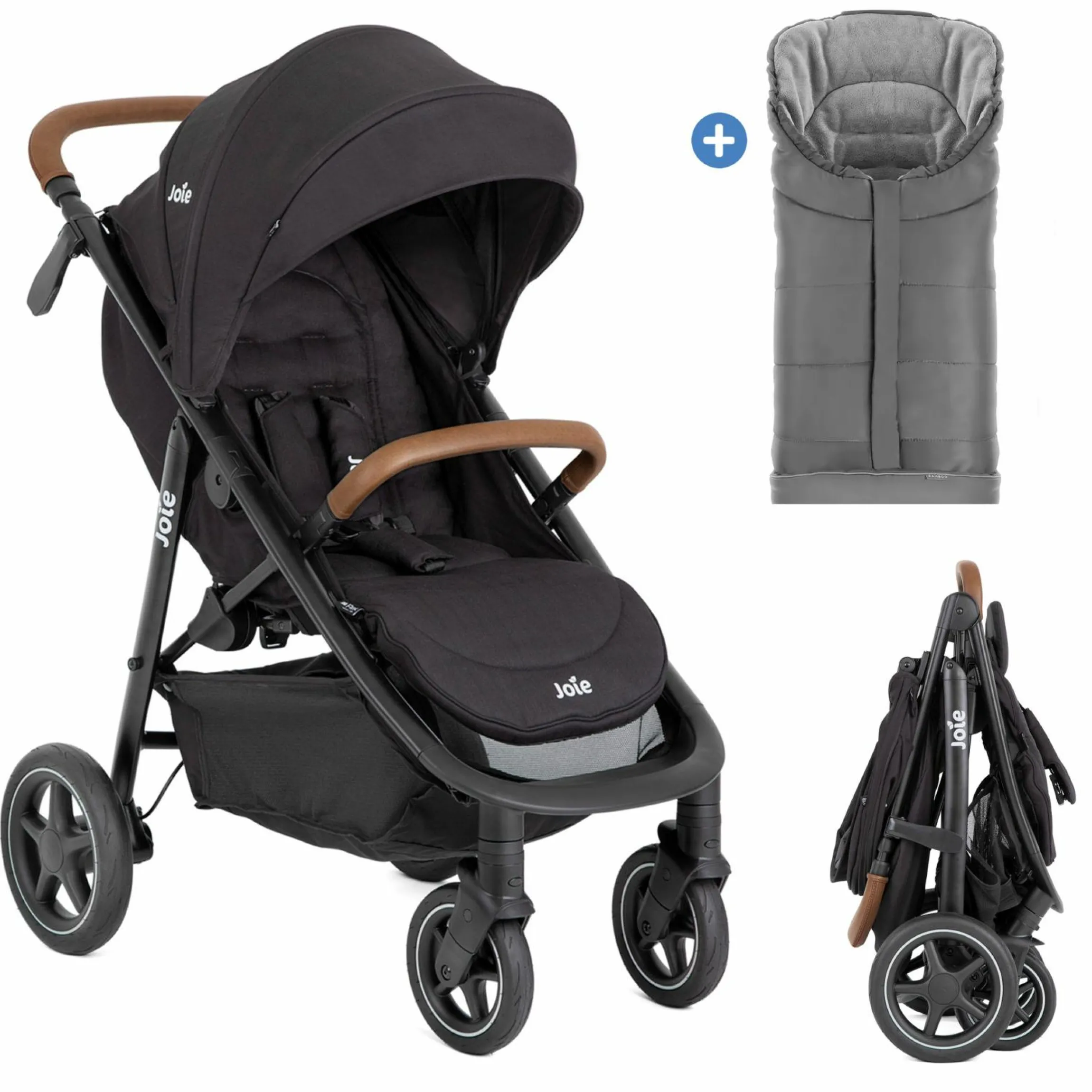 Buggy & Sportwagen Mytrax Pro inkl. Fußsack - bis 22 kg belastbar mit Teleskopschieber, Getränkehalter & Regenschutz - Shale - Kollektion 2025