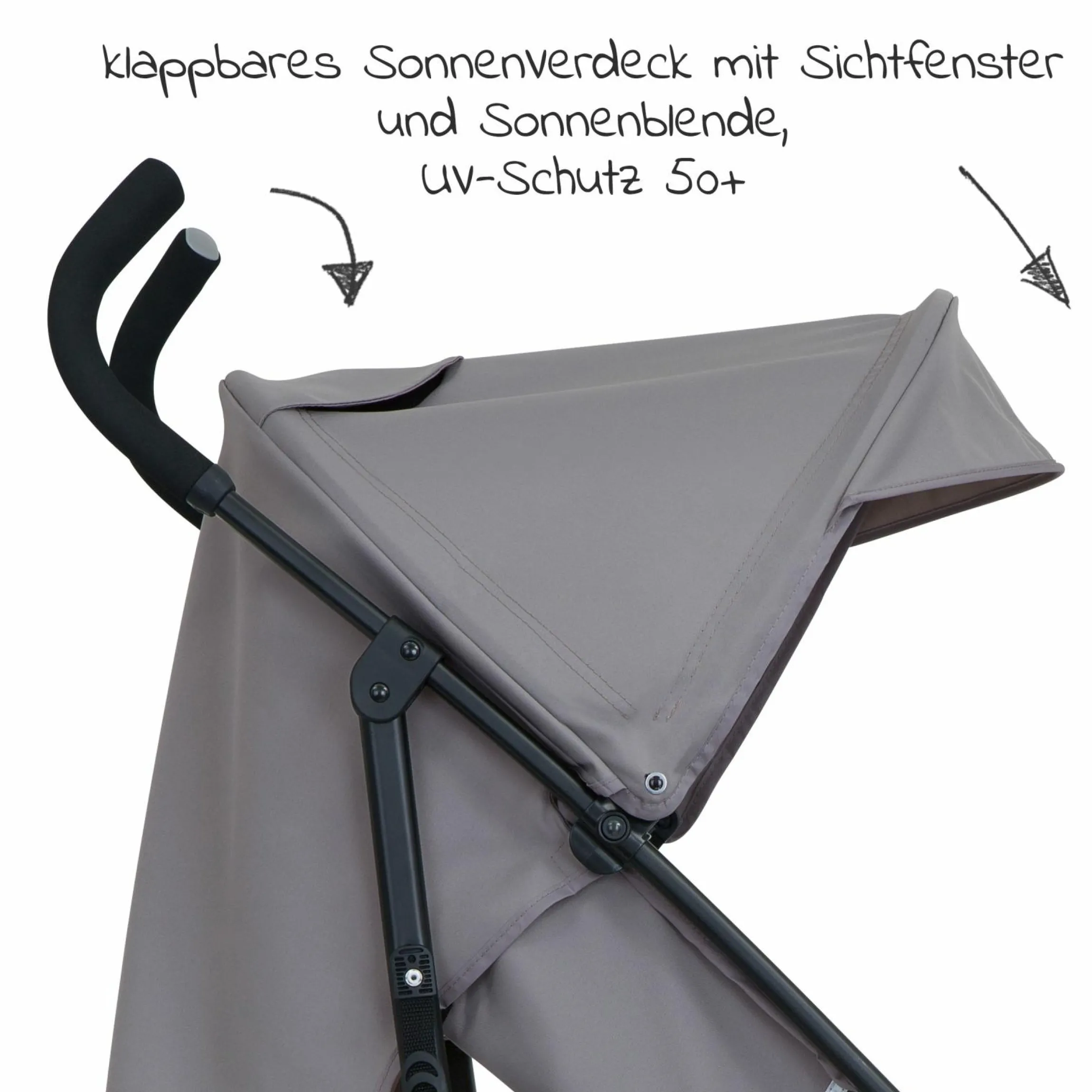 Buggy & Sportwagen Nitro LX nur 7,7 kg - ideal für die Reise - Dark Pewter