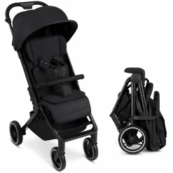 Buggy & Sportwagen Ping 3 Trekking bis 22 kg mit flacher Liegeposition inkl. Sitzeinlage, Transporttasche & Tragegurt - Pure - Coal - Kollektion 2025