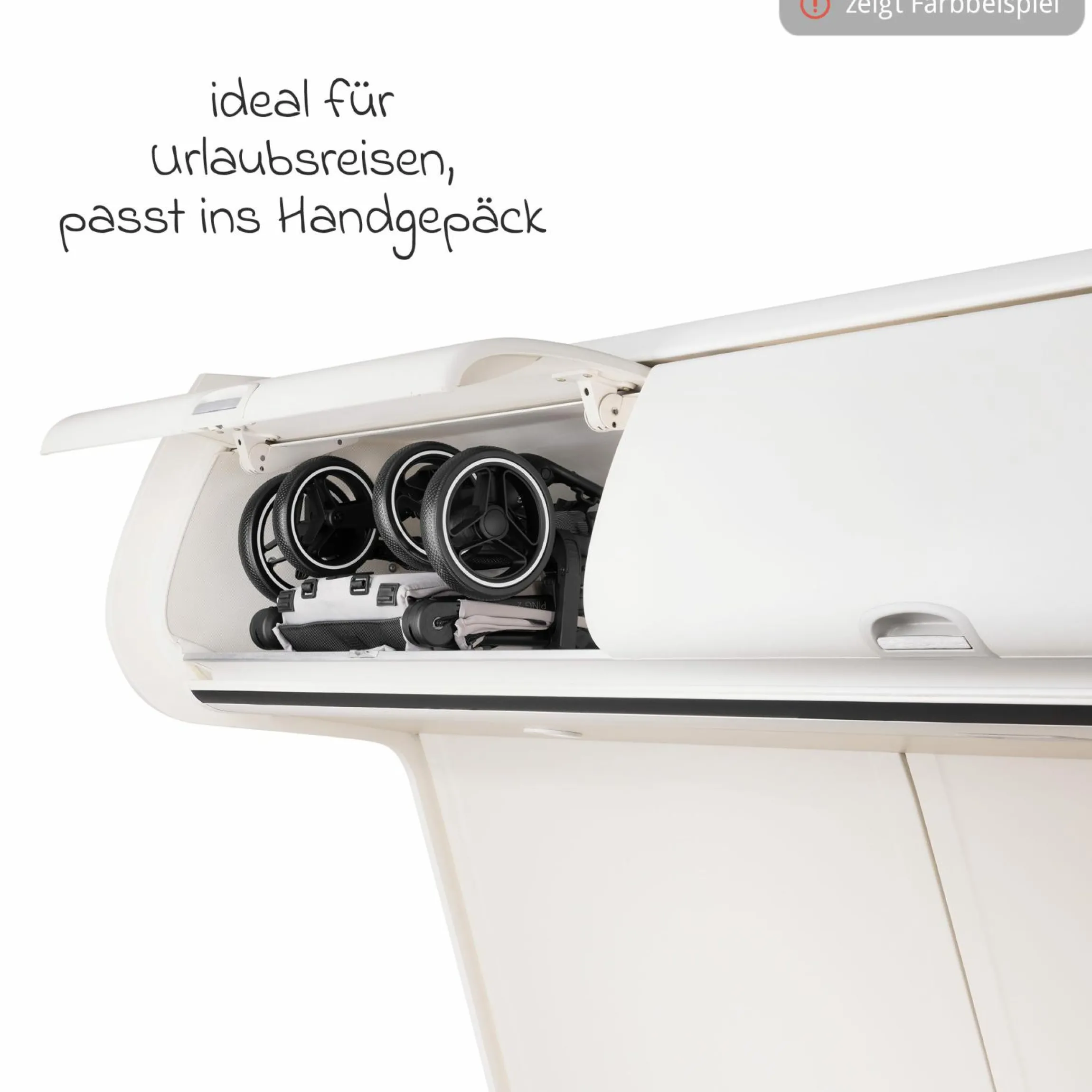 Buggy & Sportwagen Ping 3 Trekking bis 22 kg mit flacher Liegeposition inkl. Sitzeinlage, Transporttasche & Tragegurt - Pure - Coal - Kollektion 2025