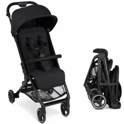 Buggy & Sportwagen Ping 3 Travel bis 22 kg mit flacher Liegeposition inkl. Transporttasche & Tragegurt - Pure - Coal - Kollektion 2025