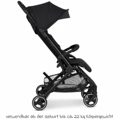 Buggy & Sportwagen Ping 3 Travel bis 22 kg mit flacher Liegeposition inkl. Transporttasche & Tragegurt - Pure - Coal - Kollektion 2025