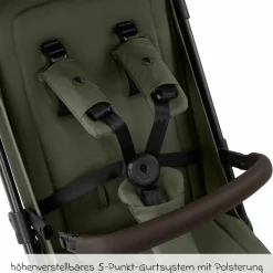 Buggy & Sportwagen Ping 3 Travel bis 22 kg mit flacher Liegeposition inkl. Transporttasche & Tragegurt - Pure - Avocado - Kollektion 2025